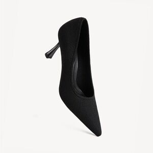 Minimalist Mesh Stiletto Heeled Pumps